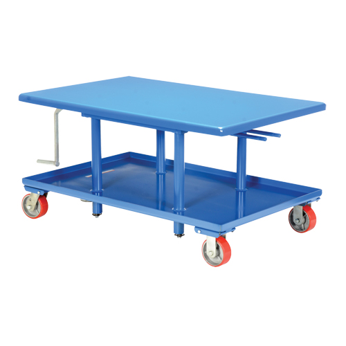 Post Lift Table, 42" L x 30" W, Steel, 2000 lbs. Capacity Planification Entrepots Molloy