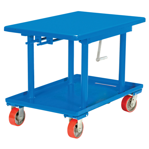 Hydraulic Lift Table, 24" L x 36" W, Steel, 2000 lbs. Capacity Planification Entrepots Molloy