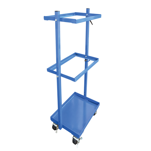 Stock Cart, Steel, 30-11/16" W x 19-1/4" D, 3 Shelves, 300 lbs. Capacity Planification Entrepots Molloy