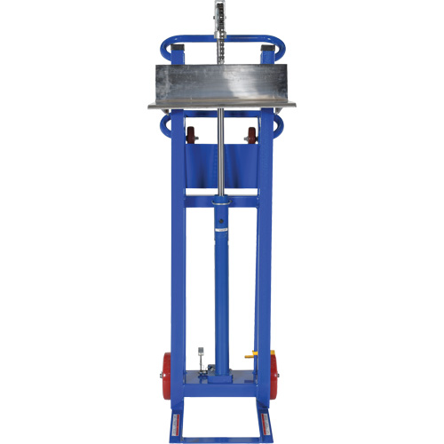 Hydra Lift Platform Stacker, Foot Pump Operated, 750 lbs. Capacity, 52" Max Lift Planification Entrepots Molloy