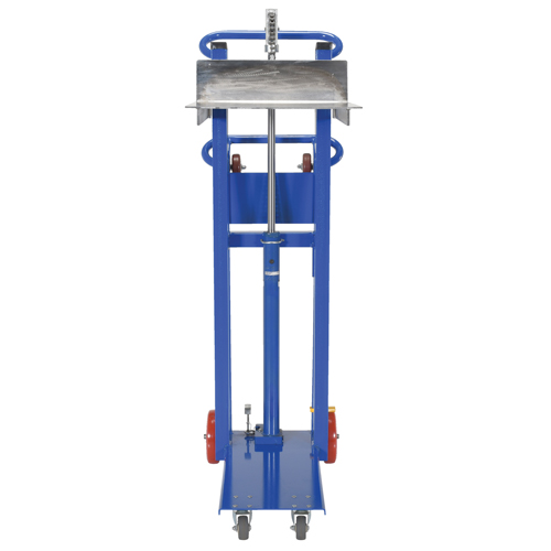 Gerbeur &agrave; plateforme hydraulique, M&eacute;canisme Pompe au pied, Capacit&eacute; de 750 lb, Levage max de 52" Planification Entrepots Molloy