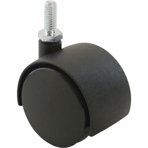 Twin Wheel Caster (300/400 Series), Swivel, 2" (51 mm) Dia., 75 lbs. (34 kg.) Capacity Planification Entrepots Molloy