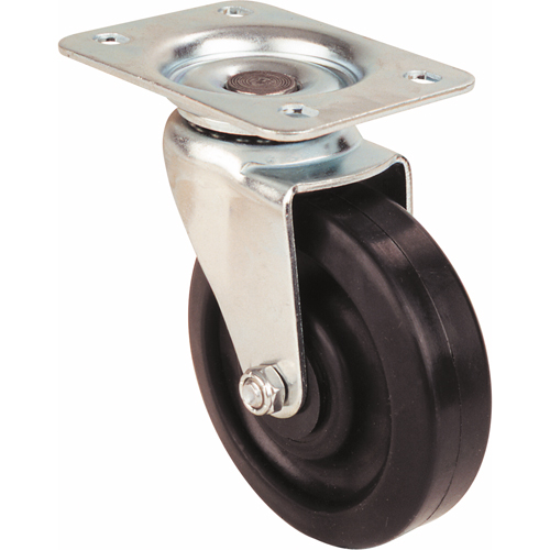 Light-Duty Caster, Swivel, 3" (76 mm), Polyolefin, 250 lbs. (113 kg.) Planification Entrepots Molloy