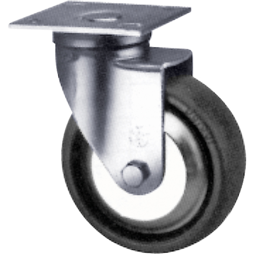 Roulette robuste, Pivotant, 8" (203,2 mm), N&eacute;opr&egrave;ne, 600 lb (272 kg) Planification Entrepots Molloy