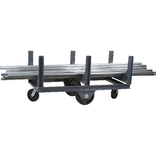 Bar Cradle Truck, 96" L x 28" W x 29" H, 4000 lbs. Capacity, Phenolic Wheels Planification Entrepots Molloy