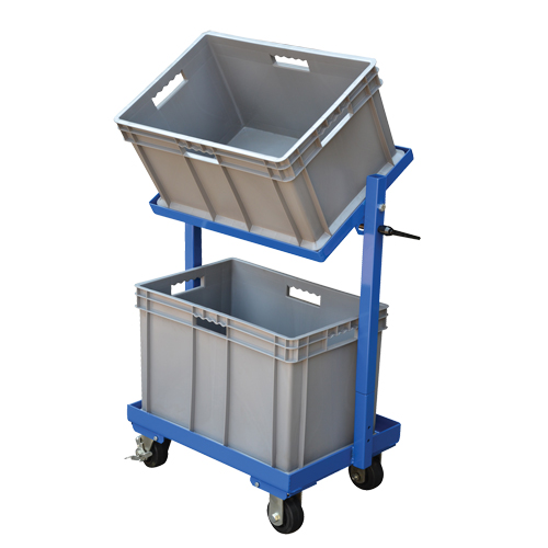 Chariot &agrave; cueillette, Acier, 30-11/16" la x 19-1/4" p, 2 tablettes, Capacit&eacute; 200 lb Planification Entrepots Molloy