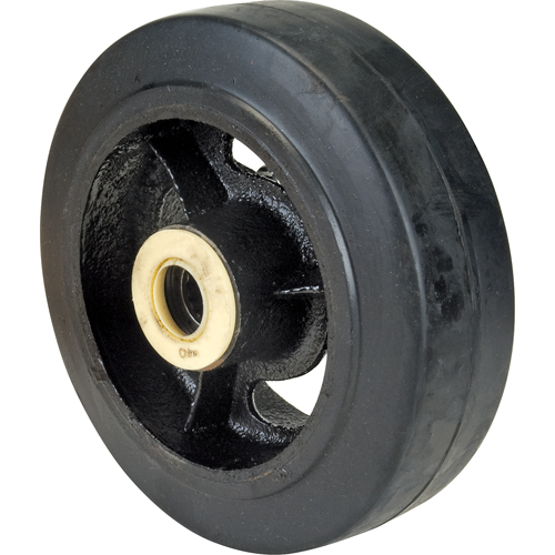 Roues en caoutchouc, 6" (152 mm) dia. x 2" (51 mm) la, Capacit&eacute; de 550 lb (249 kg) Planification Entrepots Molloy