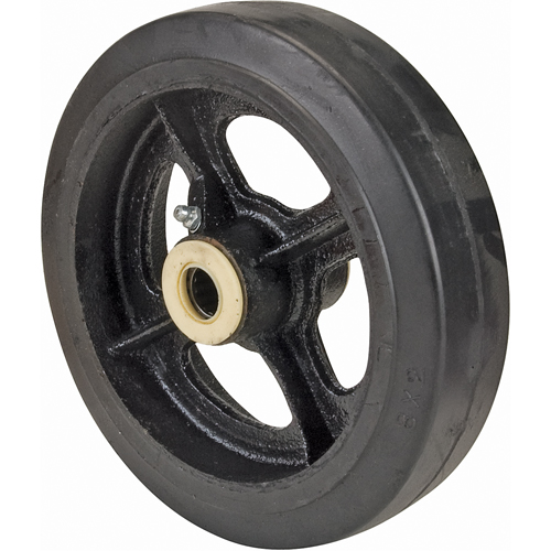 Roues en caoutchouc, 8" (203 mm) dia. x 2" (51 mm) la, Capacit&eacute; de 600 lb (272 kg) Planification Entrepots Molloy