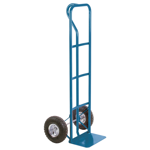 All-Welded Hand Truck, P-Handle Handle, Steel, 51" Height, 600 lbs. Capacity Planification Entrepots Molloy