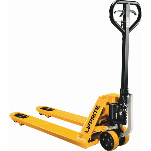 Power-Start Technology Pallet Trucks, Steel, 48" L x 27" W, 5000 lbs. Capacity Planification Entrepots Molloy