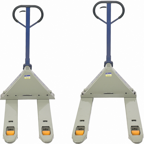 Adjustable Width Pallet Trucks, 48" L x 27" W, 5500 lbs. Capacity Planification Entrepots Molloy