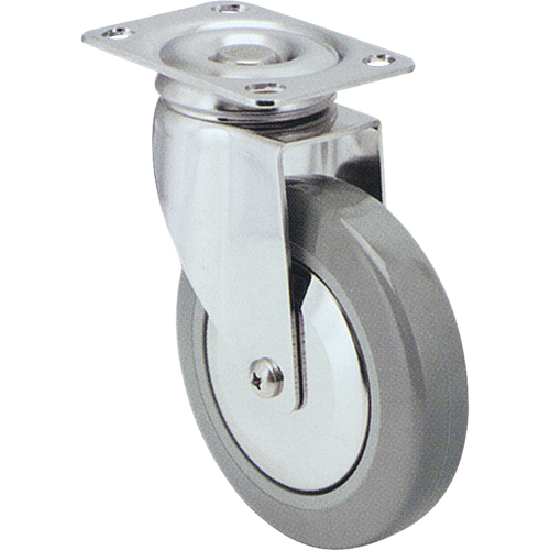 Caster, Swivel, 3" (76 mm), Polyurethane, 180 lbs. (82 kg.) Planification Entrepots Molloy