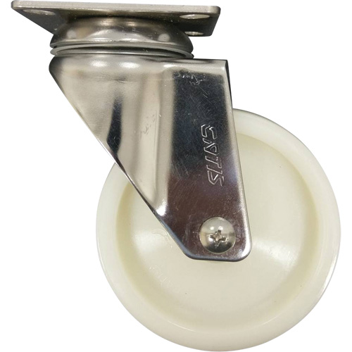 Caster, Swivel, 4" (101.6 mm), Nylon, 200 lbs. (91 kg.) Planification Entrepots Molloy