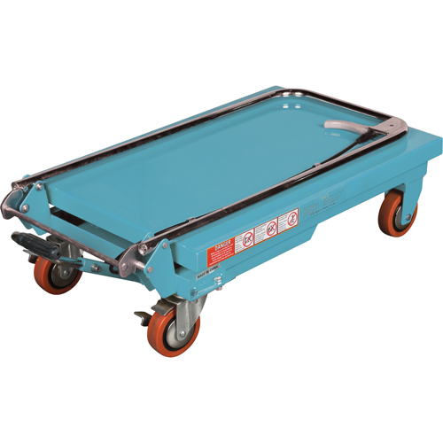 Heavy-Duty Hydraulic Scissor Lift Table, 27-1/2" L x 17-3/4" W, Steel, 330 lbs. Capacity Planification Entrepots Molloy