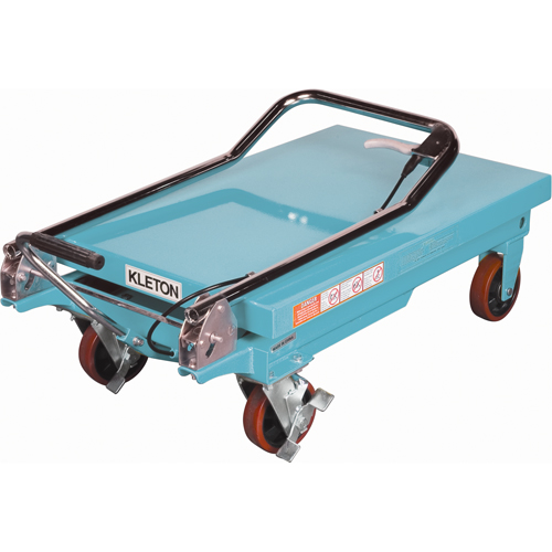 Heavy-Duty Hydraulic Scissor Lift Table, 32" L x 19-3/4" W, Steel, 660 lbs. Capacity Planification Entrepots Molloy