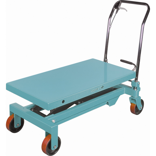 Heavy-Duty Hydraulic Scissor Lift Table, 39-3/8" L x 20-1/8" W, Steel, 1650 lbs. Capacity Planification Entrepots Molloy