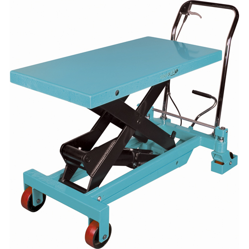 Heavy-Duty Hydraulic Scissor Lift Table, 40" L x 20-1/8" W, Steel, 2200 lbs. Capacity Planification Entrepots Molloy
