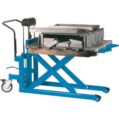 Hydraulic Skid Scissor Lift/Table, 42-1/2" L x 20-1/2" W, Steel, 2200 lbs. Capacity Planification Entrepots Molloy