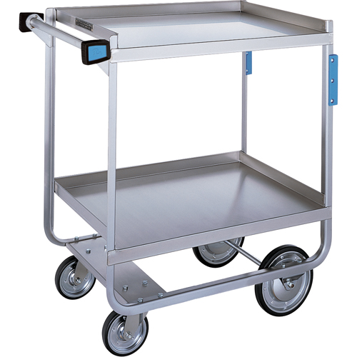 Heavy-Duty U Frame Carts, 2 Tiers, 19-3/8" W x 34-1/2" H x 32-5/8" D, 700 lbs. Capacity Planification Entrepots Molloy
