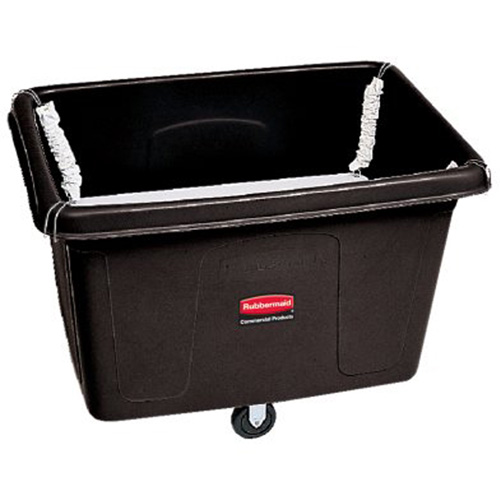 Chariot conteneur avec plateforme sur ressorts, Poly&eacute;thyl&egrave;ne, 44-1/16" lo x 31" la x 32-1/2" h, Volume 14 pi³, Capacit&eacute; 500 lb Planification Entrepots Molloy