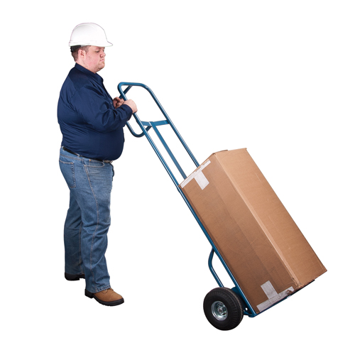 Deluxe Hi-Boy Hand Truck, P-Handle Handle, Steel, 72" Height, 700 lbs. Capacity Planification Entrepots Molloy