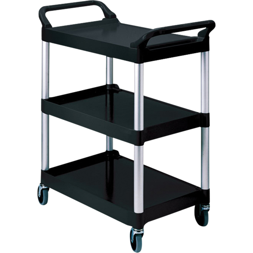 Chariot de service, 3 tiers, 19" x 38" x 34", Capacit&eacute; 200 lb Planification Entrepots Molloy