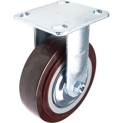 Roulette, Fixe, 6" (152,4 mm), Polyur&eacute;thane, 850 lb (385 kg) Planification Entrepots Molloy