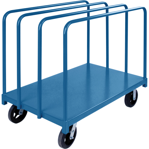 Single Level Rails Heavy-Duty Panel Mover Truck, 48" x 30" x 45", 2000 lbs. Capacity Planification Entrepots Molloy