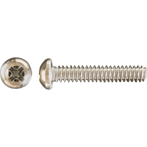 Pan Phillips HD Machine Screws, #10 x 3" L, Zinc Plated Planification Entrepots Molloy