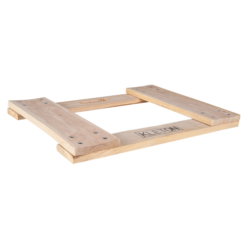 Cadre de socle roulant en bois dur, Roues en Non compris, Capacit&eacute; de 900 lb, 18" la x 24" p x 1,5" h Planification Entrepots Molloy