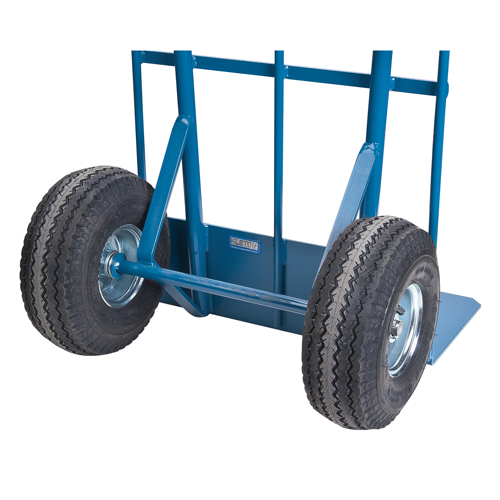 Load Retention Hand Truck, Dual Handle, Steel, 53" Height, 600 lbs. Capacity Planification Entrepots Molloy