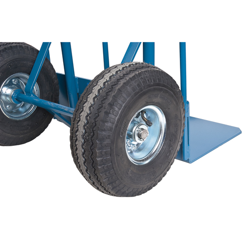 Load Retention Hand Truck, Dual Handle, Steel, 53" Height, 600 lbs. Capacity Planification Entrepots Molloy