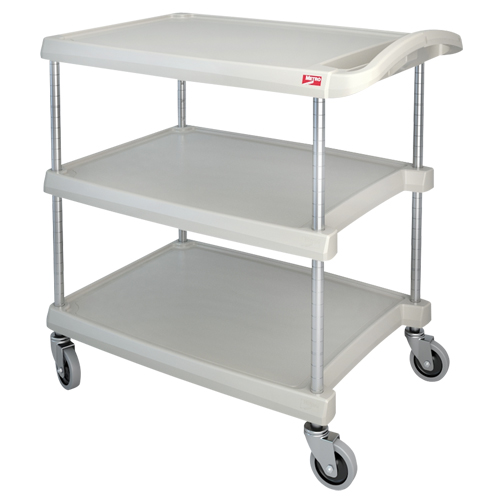 myCart Utility Cart, 3 Tiers, 20" x 35-1/2" x 30", 400 lbs. Capacity Planification Entrepots Molloy