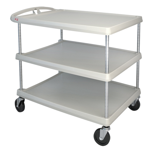 myCart Utility Cart, 3 Tiers, 26" x 36-7/8" x 36", 500 lbs. Capacity Planification Entrepots Molloy