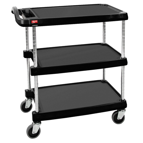myCart Utility Cart, 3 Tiers, 16" x 35-1/2" x 27", 400 lbs. Capacity Planification Entrepots Molloy