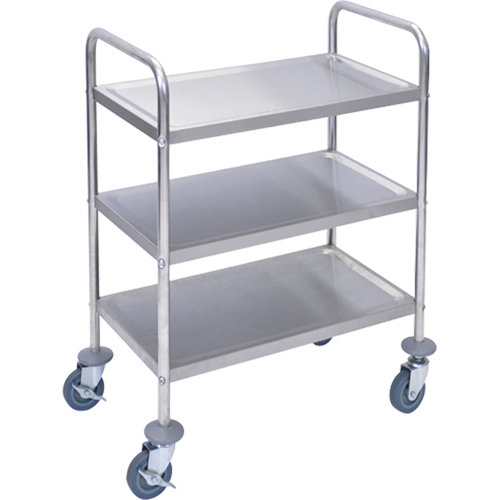 Chariot &agrave; tablettes, 3 Tiers, 16" la x 35" h x 26" p, Capacit&eacute; 200 lb Planification Entrepots Molloy