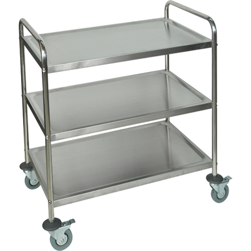 Chariot &agrave; tablettes, 3 Tiers, 21" la x 37" h x 23-1/2" p, Capacit&eacute; 200 lb Planification Entrepots Molloy