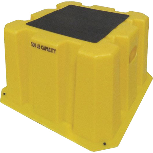 Escabeaux emboîtables industriels, 25" x 25" x Hauteur 14-3/4" Planification Entrepots Molloy
