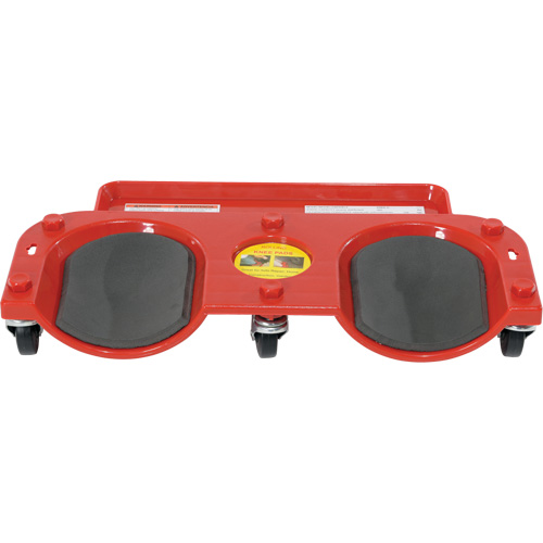 Socle roulant pour les genoux, Plastique, Rouge, Capacit&eacute; 350 lb Planification Entrepots Molloy