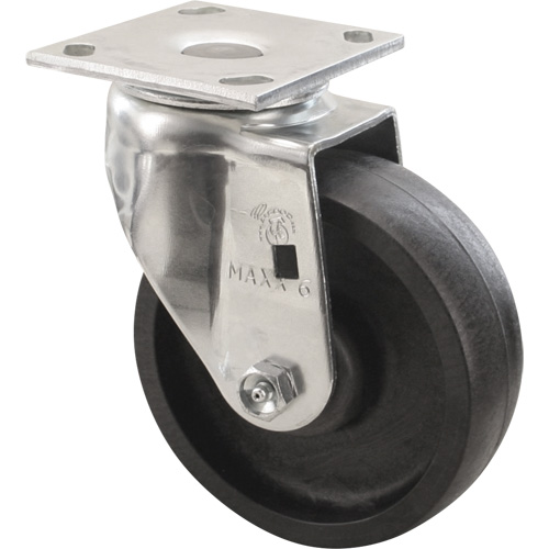Roulette Emaxx RollX, Pivotant, 8" (203,2 mm), Nylon, 1200 lb (544,3 kg) Planification Entrepots Molloy