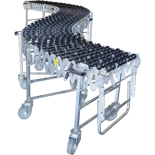 Convoyeurs extensibles/flexibles, 30" la x 8' 6" lo, Capacit&eacute; de 226 lb par pi lin. Planification Entrepots Molloy
