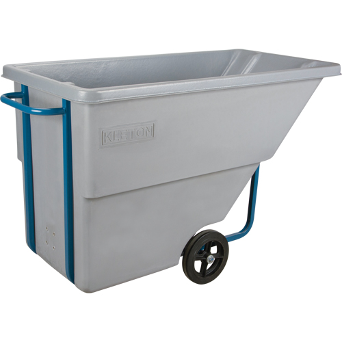 Tilt Truck, Polyethylene, 0.625 cu. yd., 850 lbs. Load Capacity Planification Entrepots Molloy