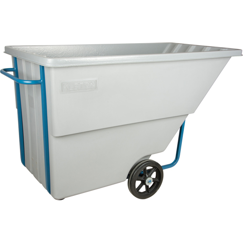 Tilt Truck, Polyethylene, 1.1 cu. yd., 1250 lbs. Load Capacity Planification Entrepots Molloy