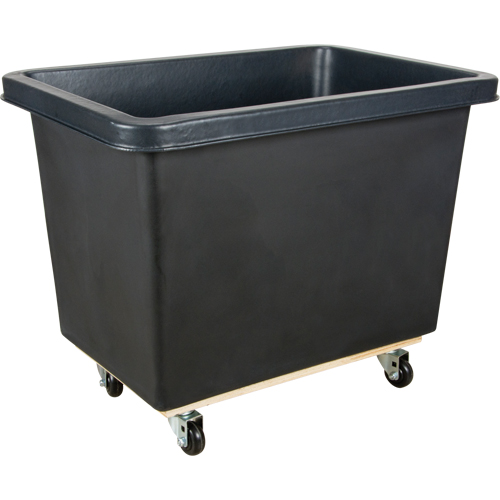 Tapered Wall Box Truck, Polyethylene, 43" L x 30" W x 33" H, 16 cu. ft. Volume, 500 lbs. Capacity Planification Entrepots Molloy