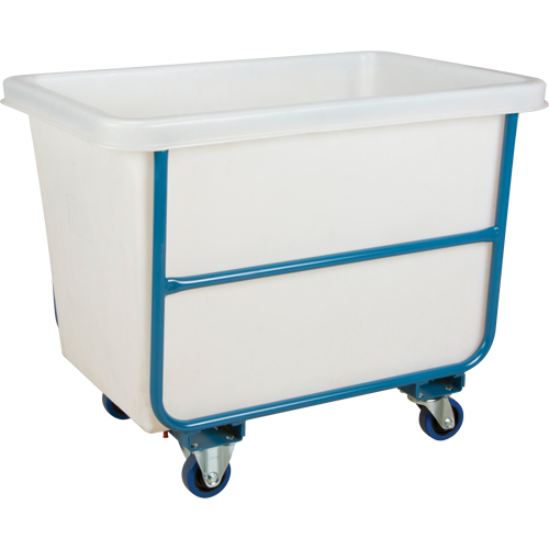 Tapered Wall Box Truck, White Polyethylene, 43" L x 30" W x 34" H, 16 cu. ft. Volume, 1000 lbs. Capacity Planification Entrepots Molloy
