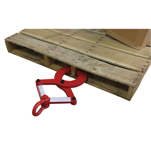 Tire-palettes robustes, 16 lb Poids, 5" Ouverture des m&acirc;choires, 6000 lb Capacit&eacute; de tirage, 2" Hauteur de la m&acirc;choire Planification Entrepots Molloy