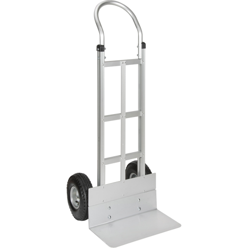 Diable d&eacute;mont&eacute;, Prise Continu, Aluminium, Hauteur de 49-5/8", Capacit&eacute; 500 lb Planification Entrepots Molloy