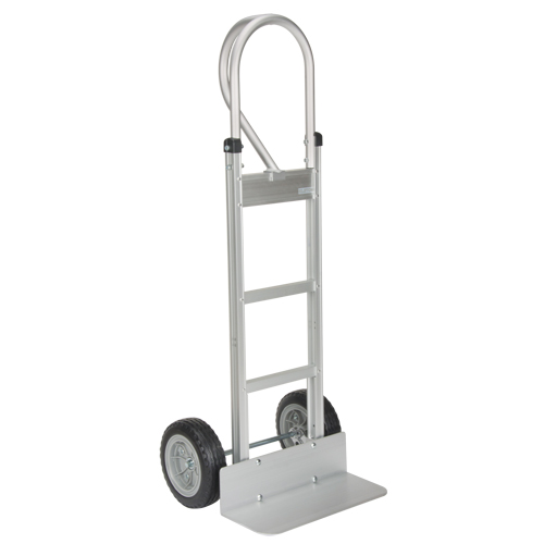 Diable d&eacute;mont&eacute;, Prise En P, Aluminium, Hauteur de 52-1/8", Capacit&eacute; 500 lb Planification Entrepots Molloy