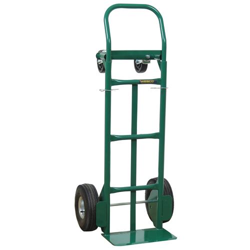Greenline Economical Convertible Hand Truck - 656-21-PE , Steel, 600 lbs. Capacity Planification Entrepots Molloy