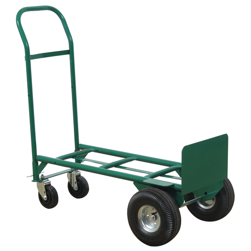 Greenline Economical Convertible Hand Truck - 656-21-PE , Steel, 600 lbs. Capacity Planification Entrepots Molloy